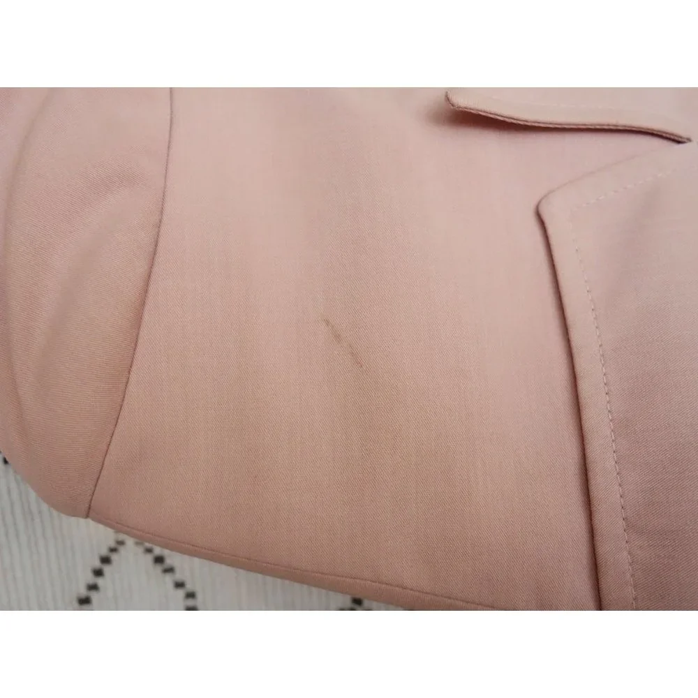 Vintage 90s Ralph Ralph Lauren Light Salmon Pink Shorts Suit 4/6 fit 2 - Picture 7 of 8